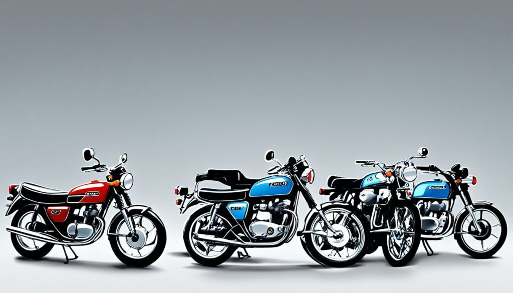 evolução Honda CB 450