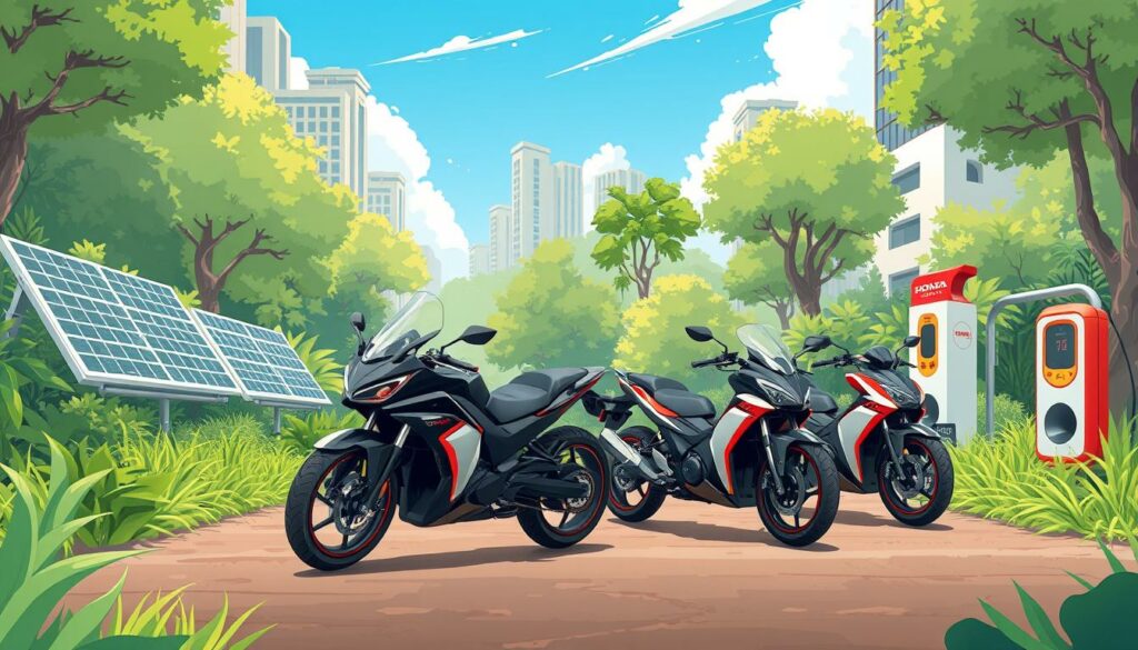 motos honda sustentáveis